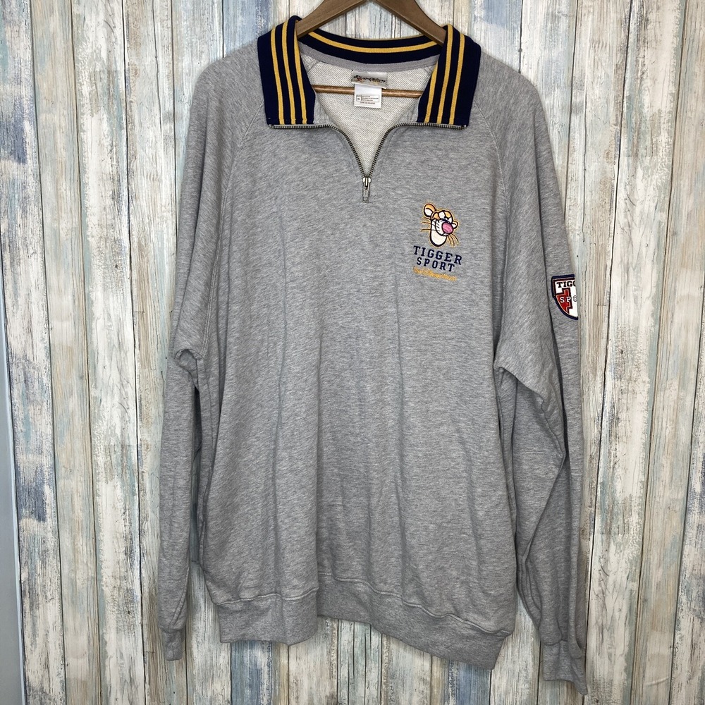 Tigger Sweatshirt Jacket Extra Large Sweater Spirit 90s Disney Sport Y2k Vintage